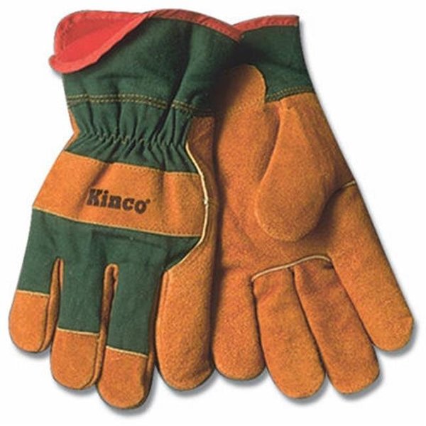 Kinco Kinco 1721GR M Men Suede Cowhide Leather Palm Glove - Medium 120304